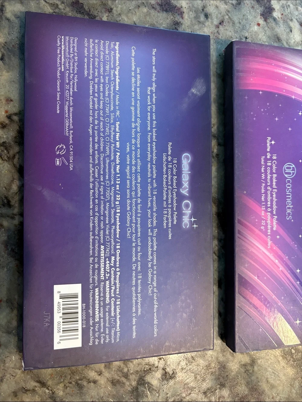 BH Cosmetics Galaxy Chic Eyeshadow Palette - Purple & Pink